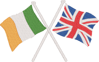 Eire and Union Flags